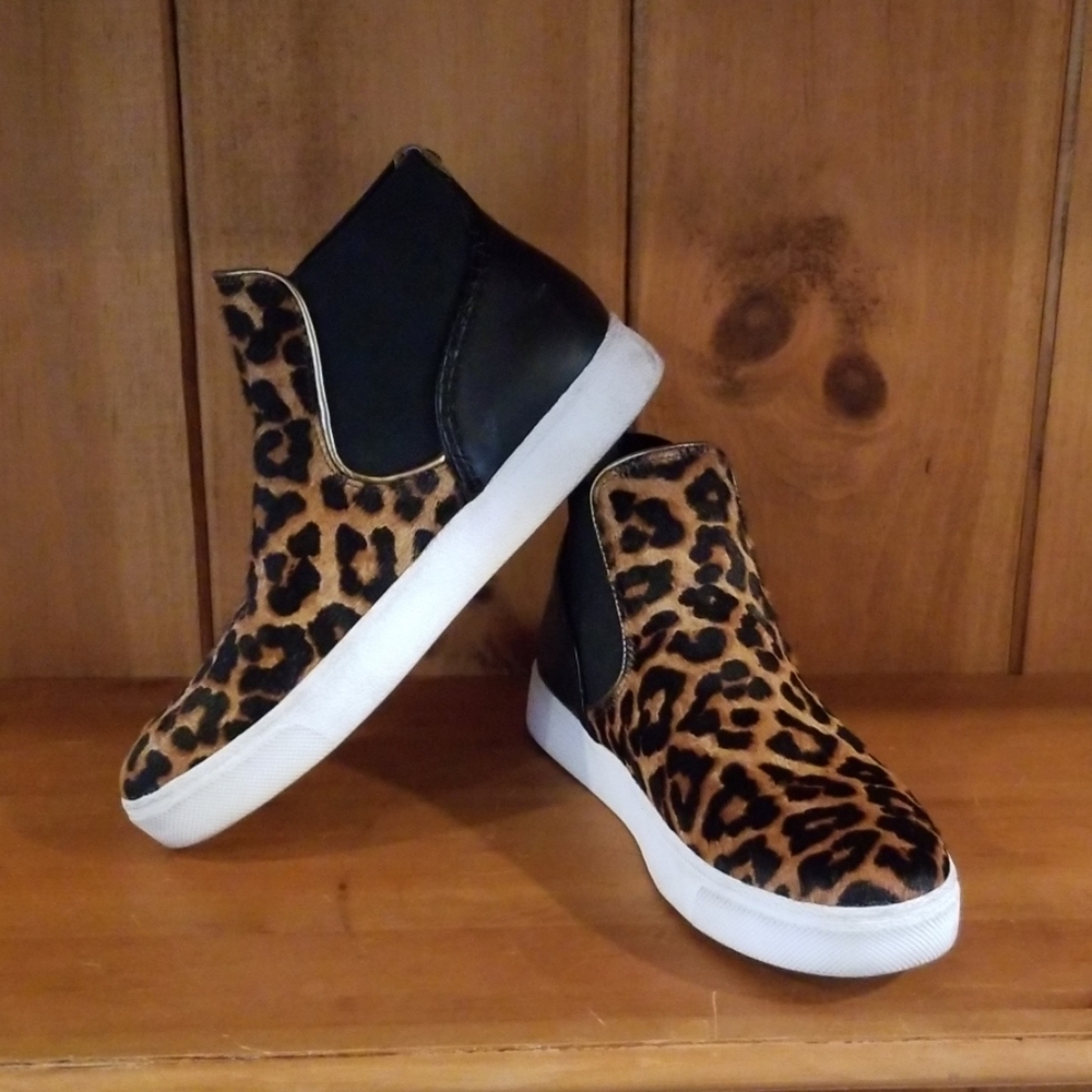 (Sold)Sam Edelman Leopard print sneakers - Picture 5 of 6